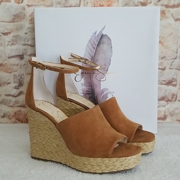 New Jessica Simpson Suella Leather Sandals - Picture 1 of 13